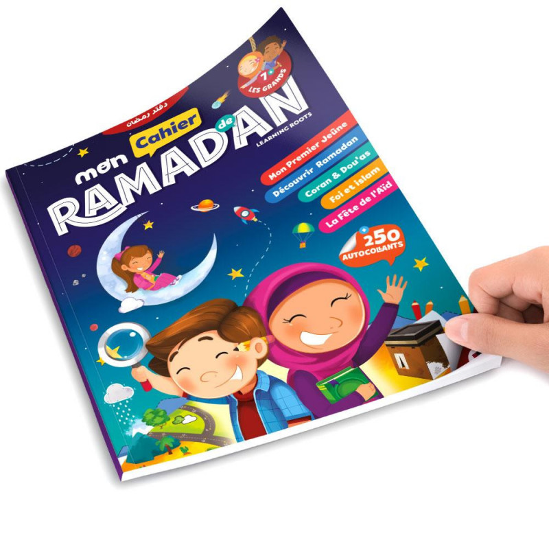 Papierdrachen Lot de 6 calendriers du Ramadan à remplir, en sauge, à faire  soi-même, pour enfants et adultes, avec sacs en papier kraft imprimés, à