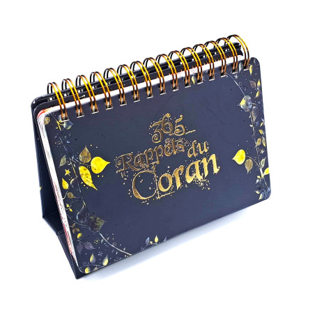 365 Reminders of the Quran - Black Easel Calendar