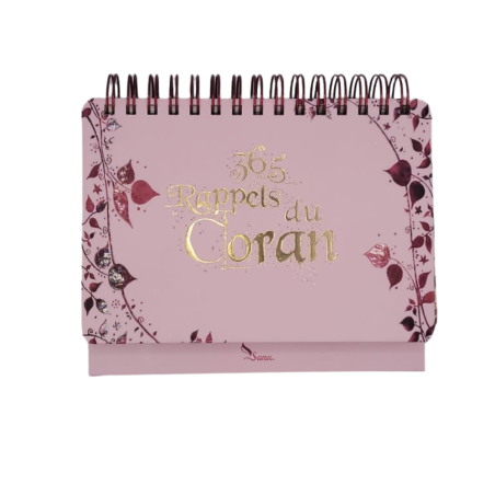 365 Reminders of the Quran - Pink Easel Calendar